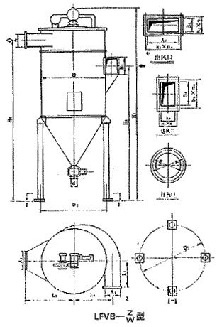 LFVB系列微震扁袋式除塵器